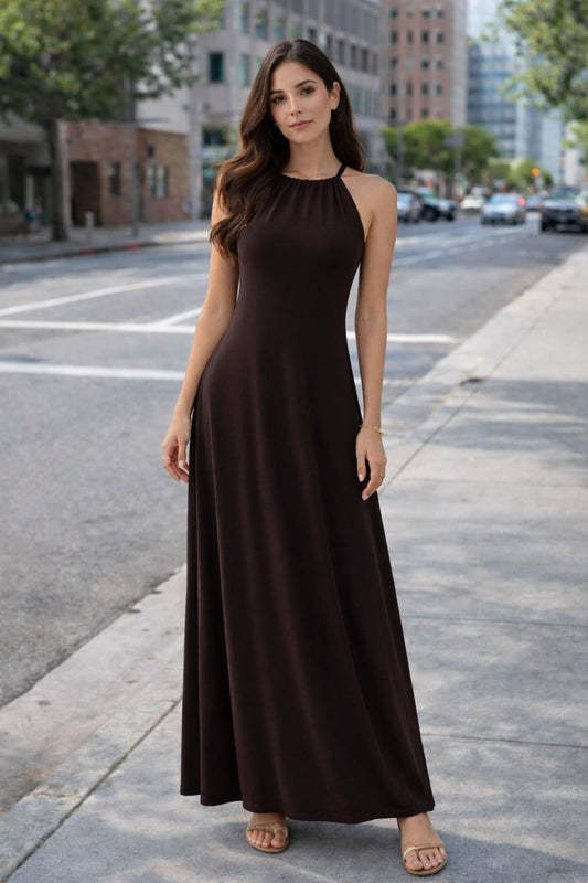 Vestido EMI - Chocolate
